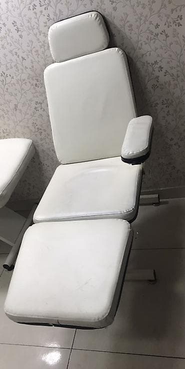 kreslo gaming: Kosmetoloji/müayinə kreslosu - Material: ağ rəngli, təmizlənməsi asan — 2