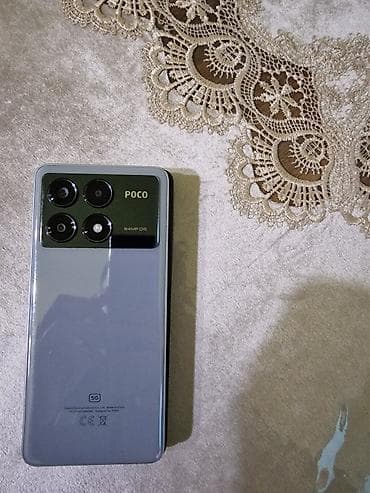 amazfit pace: Poco X6 Pro, 256 GB, rəng - Boz, Sensor — 4