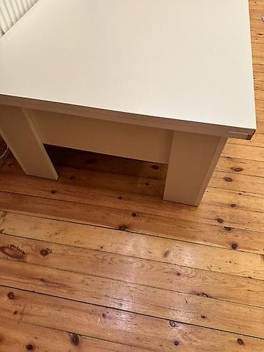 jurnal stol: Kvadrat masa, Açılan, Təkərsiz, Laminat, Zəmanətsiz — 3