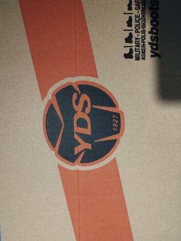 Proton: YDS iş ayaqqabıları - Brend: YDS (qutu üstündə “Military • Police • — 3