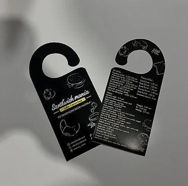 banner reklam: Poliqrafiya xidmətləri – vizit kart, flayer, asılqan menyu və bonus — 3