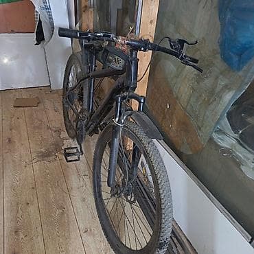 kas: Velosiped – dağ/şəhər tipli, 26” təkər ölçüsü - Rəng: qara, düz sükan — 3