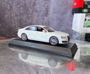 10 qepik: Коллекционная модель AUDI A8 D4 white 2010 Kyosho Scale 1:43 Art. — 16