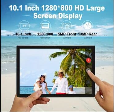 телефон fly wifi: 10.1 düymlük HD ekrana malik planşet dəsti. Dəstə qara rəngli — 3