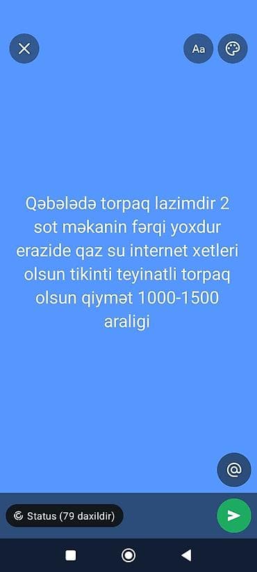 Daşınmaz əmlak: 2 sot, Tikinti — 1