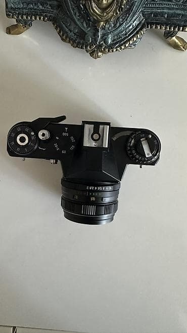 zenit e: Zenit ET film fotoaparatı + Helios-44M-5 obyektiv - Klassik 35 mm — 3