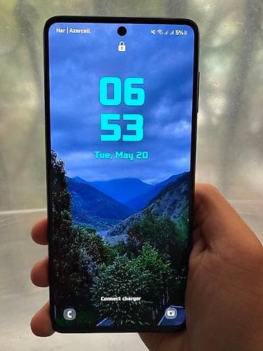 Samsung Galaxy M52 5G, 128 ГБ, цвет - Черный, Отпечаток пальца