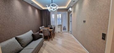 kiraye evler aile ucun: 7ci mikrorayonda. 5/5, orta təmirli bütün əşyaları ilə 2 otaq, YALNIZ — 15