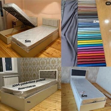 Çarpayılar: Yeni, Təknəfərlik çarpayı, Bazalı, Matras ilə — 3