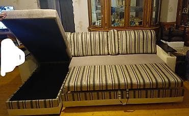 Divan-kravat, İşlənmiş, Açılan, Bazalı, Parça, Çatdırılma yoxdur — 3