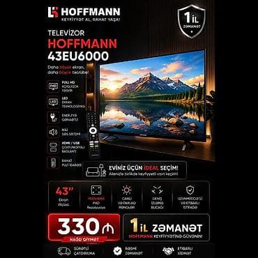 tesdir: Hoffmann televizorlar seriyası – eviniz üçün ideal seçim! 32EU6000 - — 2
