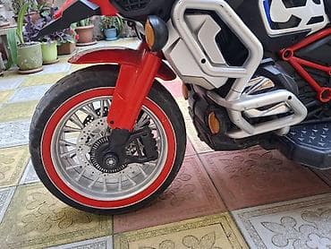 usaq geyim: Uşaq üçün elektrikli üçtəkərli motosiklet (adventure tərzi) - Korpus — 6