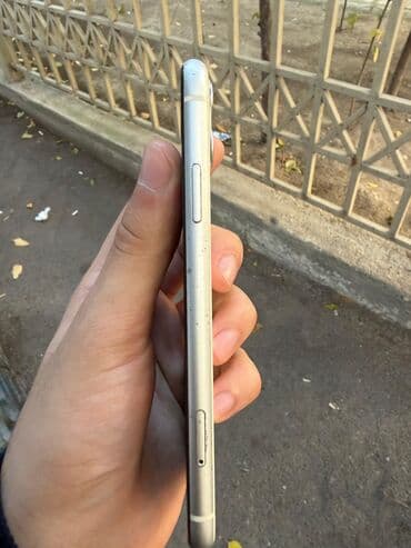 telefon sensor: Apple iPhone 11 – Ağ rəng Zavod prablemsiz telefon. 77 pil cızıqları — 4