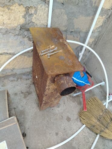 купить стабилизатор напряжения: Metal soba korpusu və aksesuarlar - Material: qalın metaldan — 2