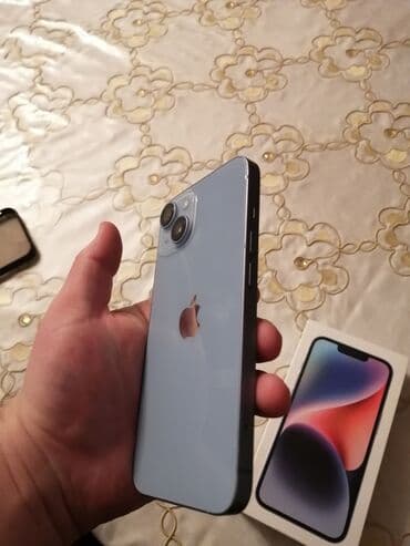 iphone 15 plus mavi: IPhone 14, Göy, Face ID — 1