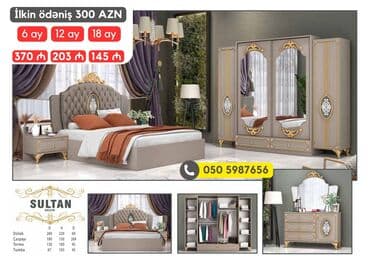 avanqart mebeller: 2 təknəfərlik çarpayı, Dolab, Termo, 2 tumba, Azərbaycan, Yeni — 21