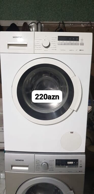 irsad paltaryuyan masin: Paltaryuyan maşın Siemens, 7 kq, Avtomat, Qurutmasız, Kredit yoxdur — 1