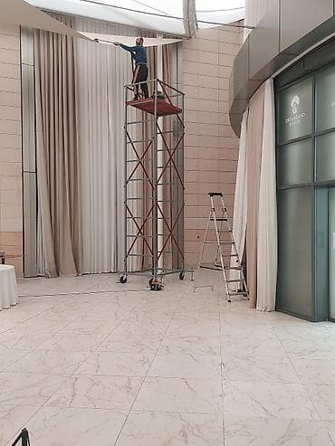 alçıpan işleri: Metal mobil qüllə (skafold) – yığıla-bölünə bilən iş platforması - — 10