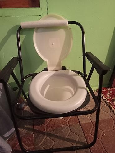 Унитазы для маломобильных людей: Daşınan tualet-stul (komod stul) - Metal karkaslı möhkəm konstruksiya — 4