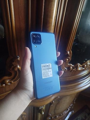 Samsung Galaxy A12, 128 ГБ, цвет - Синий, Две SIM карты