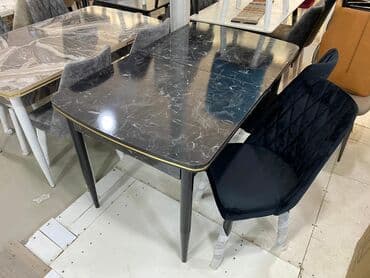 stulların satışı: Möhtəşəm ✨✨ Kuxna üçün stol stul dəsti 4 stul 1 açılan masa✨ Masa — 5