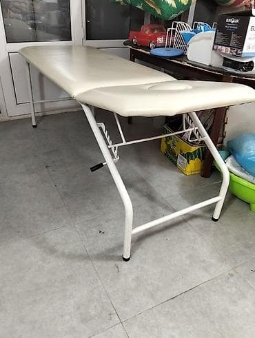 salon oturacagi: Masaj kuşetkası, Qatlanmayan, rəng - Süd rəngi — 3