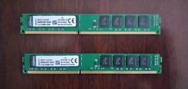 16 gb ram: Operativ yaddaş (RAM) Kingston, 8 GB, 1600 Mhz, DDR3, PC üçün, Yeni — 1
