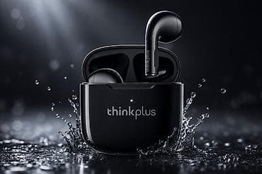 lenovo log: Kateqoriya: Qulaqlıqlar Məhsul: Lenovo ThinkPlus LP1 Black – Simsiz — 2