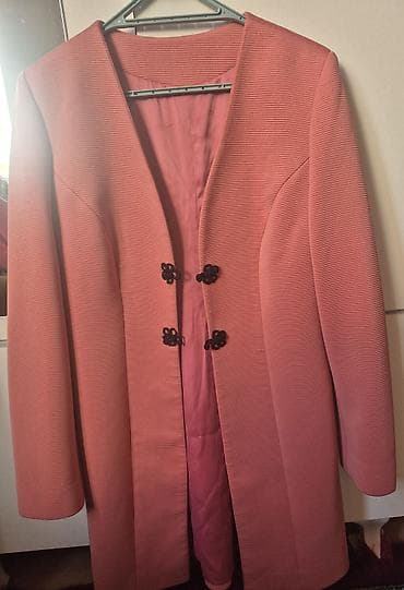 Paltolar: Zərif gəzdirmə pencək – pudra/çamgül rəngi - Model: qadın üslubunda — 2