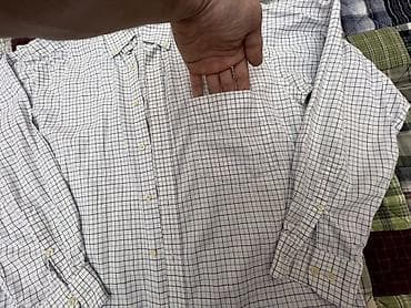 Рубашки: Мужская рубашка, Abercrombie & Fitch, цвет - Белый — 6