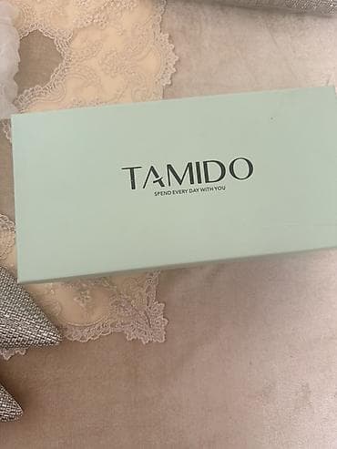 женские вечерние туфли: Tamido qadın ayaqqabıları – zərif gecə və dəvətlər üçün parıltılı — 7