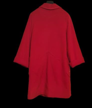 женские шапки из мериноса: Пальто, M, цвет - Красный — 3