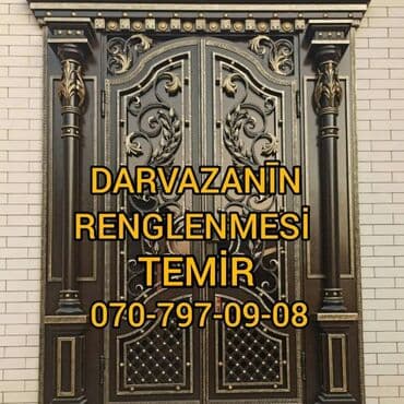 1️⃣ darvazalari̇n renglenmesi̇ xi̇dməti̇ növbəti̇ el i̇şi̇mi̇z 😍