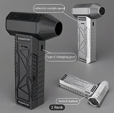 ucuz tvler: Daşına bilən, şarjlı, soyuducu funksiyalı turbo fan – hava üfürən — 3
