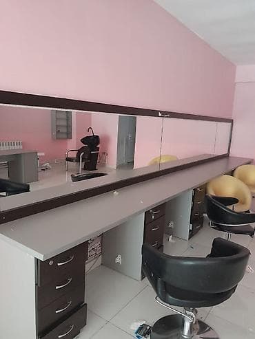 Gözəllik salonu üçün tam işçi stansiya dəsti - Uzunlamasına