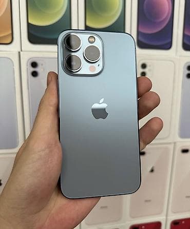 IPhone 13 Pro, 128 GB, Sierra Blue, Zəmanət, Simsiz şarj, Face ID — 1