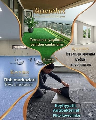 🏡 İstənilən məkana uyğun döşəmə və dekor həlləri! ✔️ Kovrolin ✔️