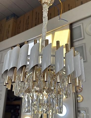 kitayiski roza: Çılçıraq, 10 və daha çox lampa, Metal — 1