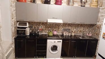 şkaflı ütü stolu qiymeti: Mətbəx mebel dəsti yaxşı vəziyyətdə ölçüsü 4metr ünvan merdekan — 1