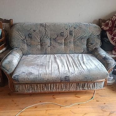 divan kreslo: Divan, İşlənmiş, Açılmayan, Parça — 2
