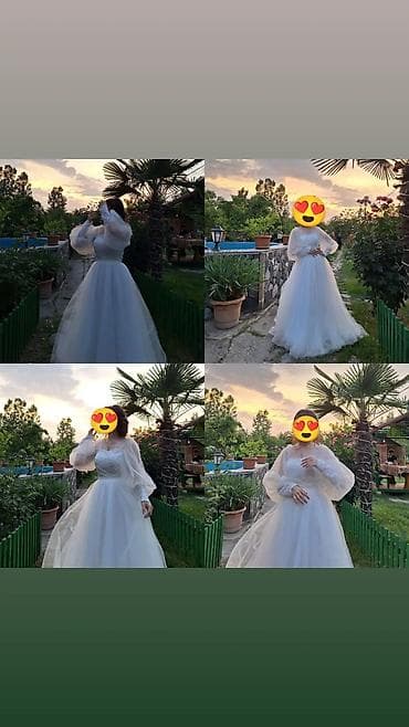 yeni toy paltarları: Sade gelinlik standart razmerdir — 2