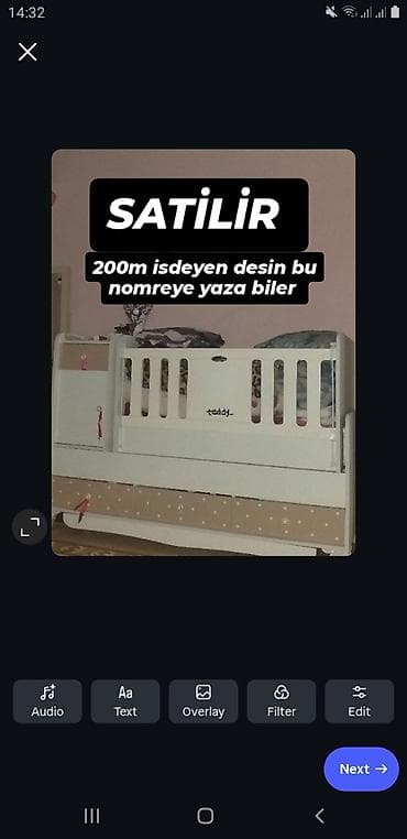 panel radyatır: Məhsul: Uşaq beşiyi “Teddy” modeli - Rəng: ağ və bej (xırda nöqtəli — 2
