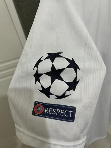 Futbolkalar: Futbolka, Adidas, L, rəng - Ağ — 3