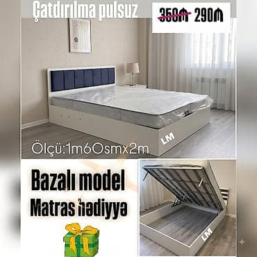 dosekler: Yeni, İkinəfərlik çarpayı, Bazalı, Matras ilə — 1