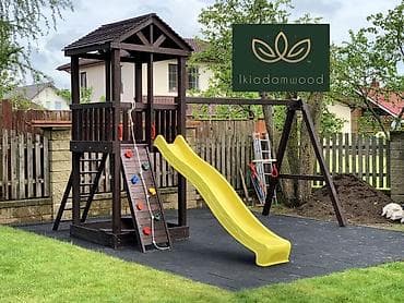 et taxtasi: Uşaq üçün taxta oyun kompleksi – həyət və bağ sahələri üçün - — 5