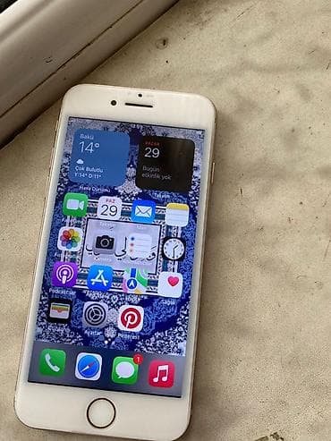 barter iphone 7: IPhone 8, 64 GB, Qızılı, Barmaq izi — 3