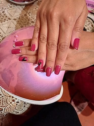 sade dirnaq sekilleri: Evdə Manikür və gel-lak xidməti - Klasik və aparatsız manikür - — 7
