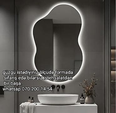 Güzgülər: Güzgü Divar üçün, Arxa işıqlı — 1