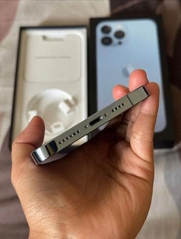 iphone 14 pro qiymət: IPhone 13 Pro, 128 GB, Sierra Blue, Face ID — 3