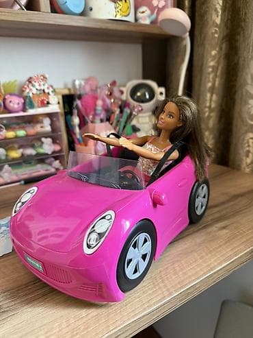 qiz ucun oyuncaqlar: Barbıe maşın — 2